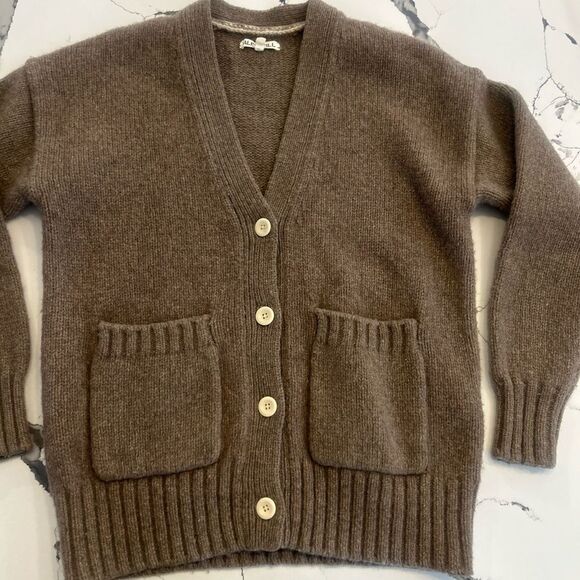 Alex Mill Emma Lambswool Blend
Cardigan in Tiramisu Size XS - Picture 1 of 4